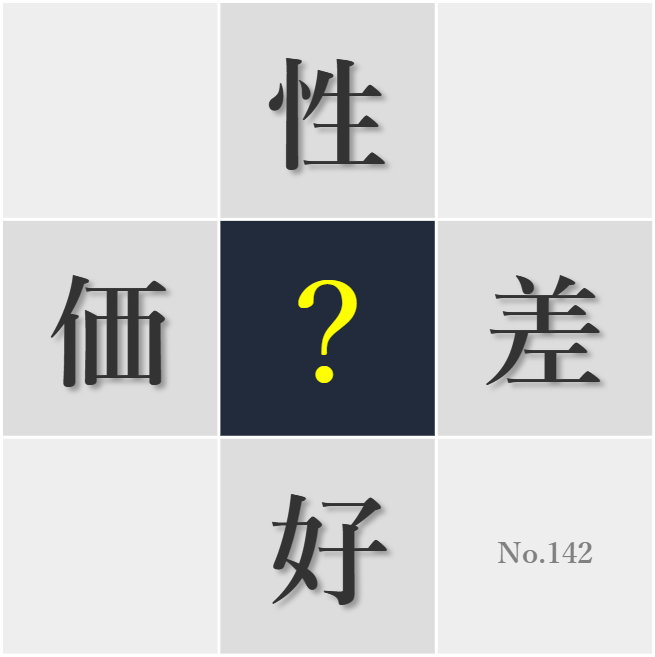 漢字クイズ No142:○好良く生きるよりも誠実に生きたい
