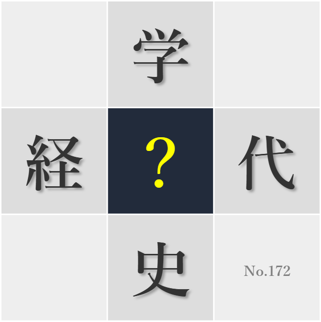 漢字クイズ No172:○史に学び今を考えるきっかけにしたい
