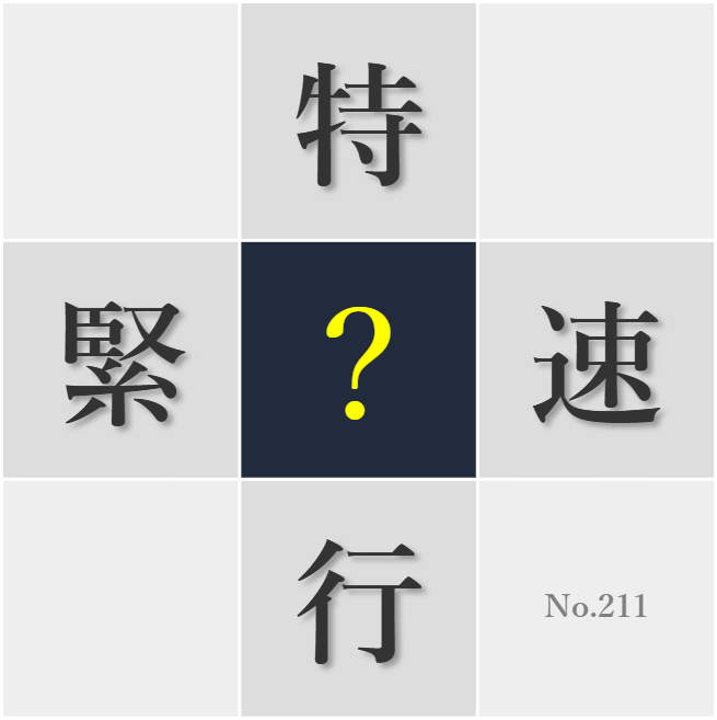 漢字クイズ No211:○がば回れ 的な広い視野が大切だ
