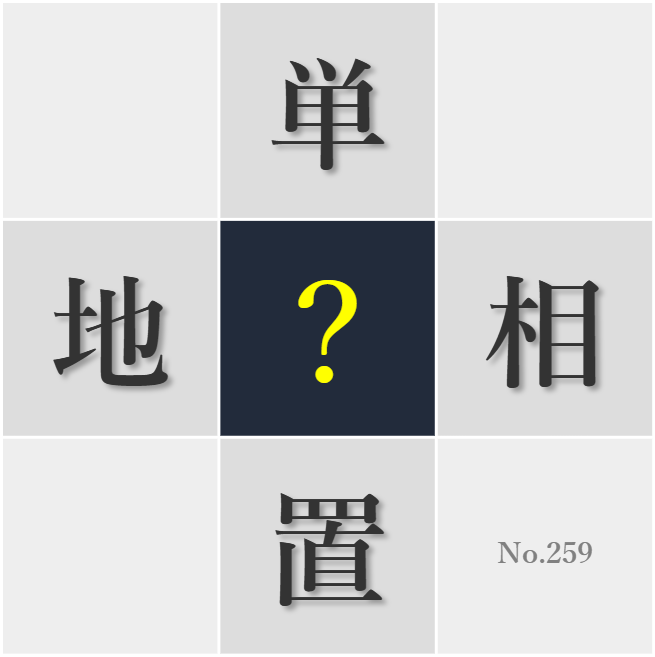 漢字クイズ No259:○を全うする者に価値がある
