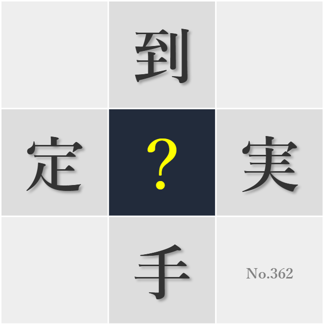 漢字クイズ No362:○眼点を変えると景色が違って見えるものだ
