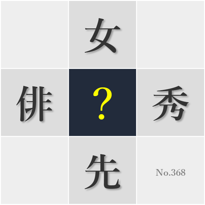 漢字クイズ No368:○柔不断はリーダーの失格条件だ
