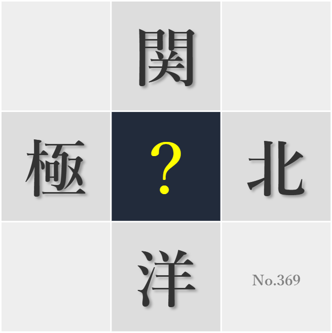 漢字クイズ No369:○西文化の違いを理解しよう
