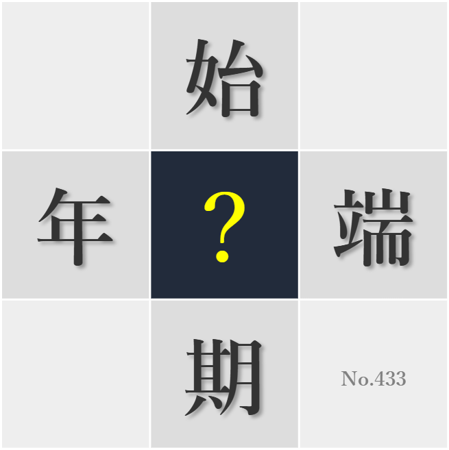 漢字クイズ No433:○永く喜びと感謝の心を忘れないで生きていきたい
