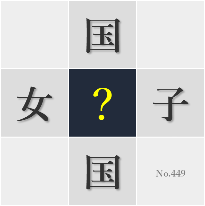 漢字クイズ No449:○道を行くには寛容の心が必要だ
