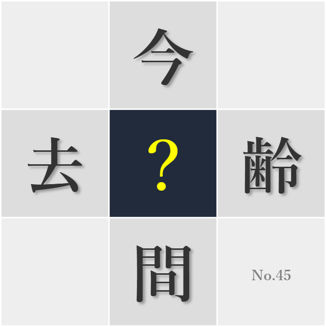 漢字クイズ No45:○の功で得た知恵は大切にしたい
