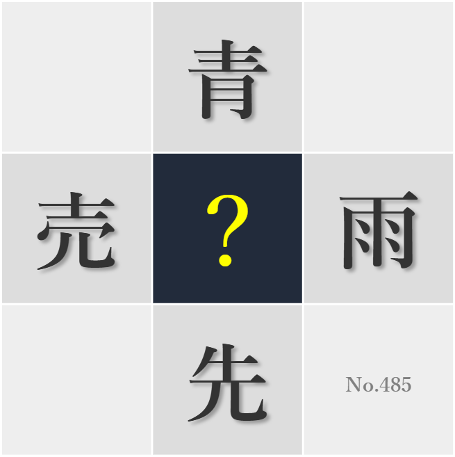 漢字クイズ No485:○の訪れが生命力の躍動を感じさせてくれる
