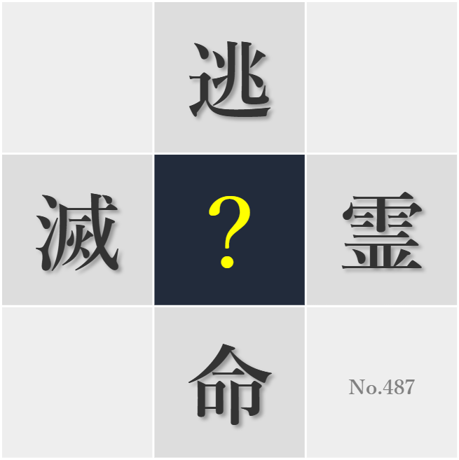 漢字クイズ No487:○き人の思い出は生きる力となる
