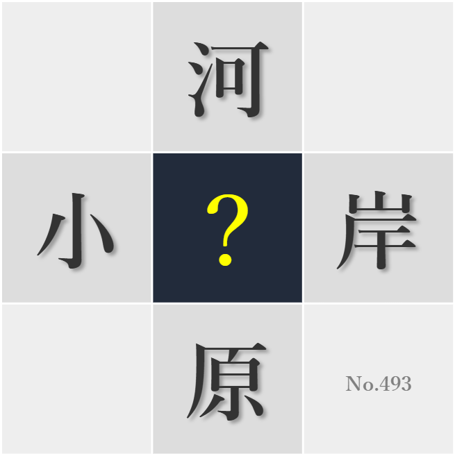 漢字クイズ No493:○の流れのように柔軟な思考を心がけたい
